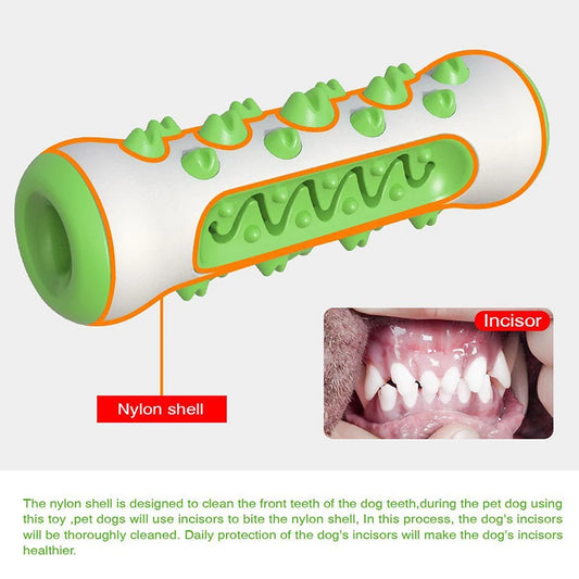 5-in-1 Interactive Dog Dental Chew Toy | Toothbrush, Treat Dispenser & Chew Stick - Pet Mode 