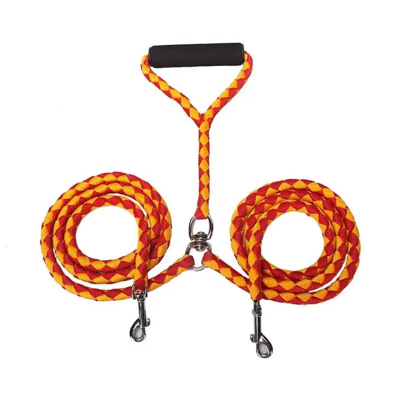 Dual Dog Leash | No-Tangle Double Lead for Walking Two Dogs - Pet Mode 