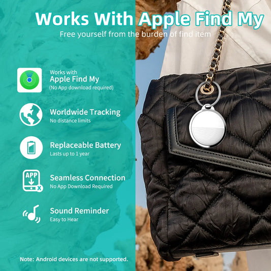 Smart GPS Tracker Tag for Pets, Keys & Everyday Essentials - Pet Mode 