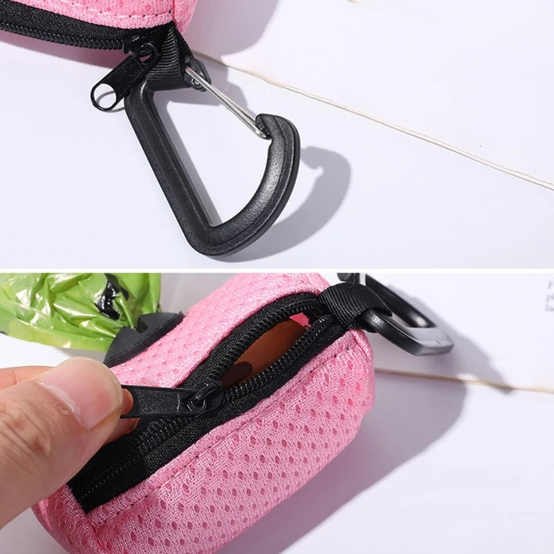 Dog Poop Bag Dispenser | Portable Waste Bag Holder for Walks & Travel - Pet Mode 