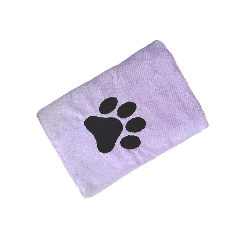 Quick-Dry Dog & Cat Towel | Ultra Absorbent Pet Bath & Paw Drying Cloth