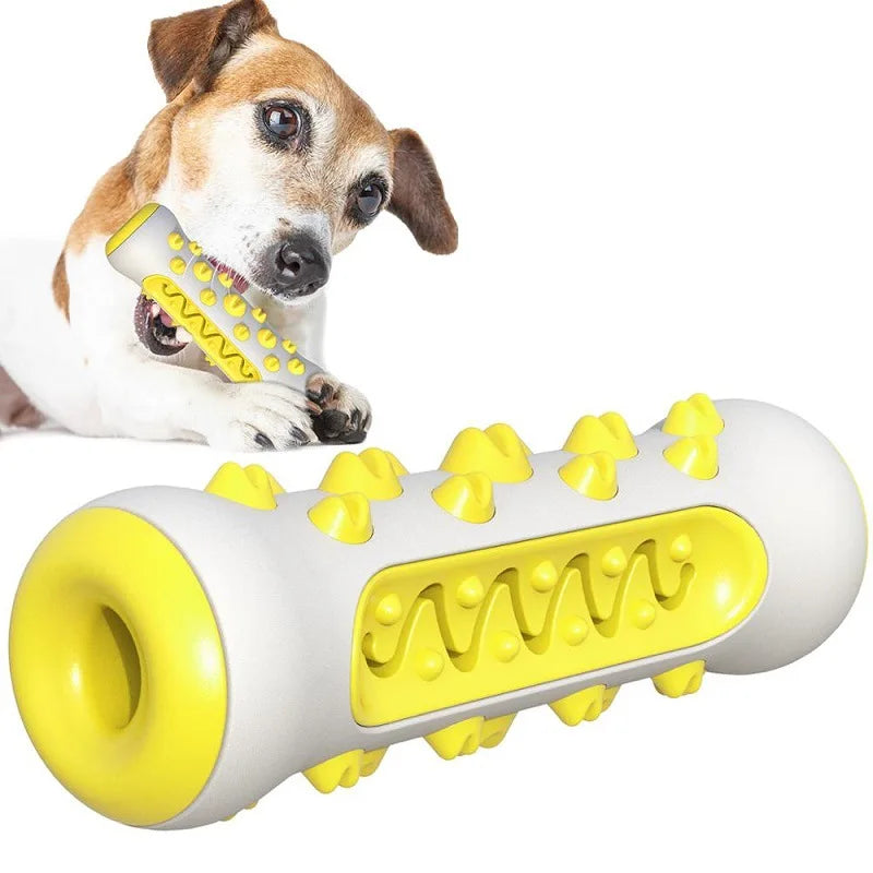 5-in-1 Interactive Dog Dental Chew Toy | Toothbrush, Treat Dispenser & Chew Stick - Pet Mode 