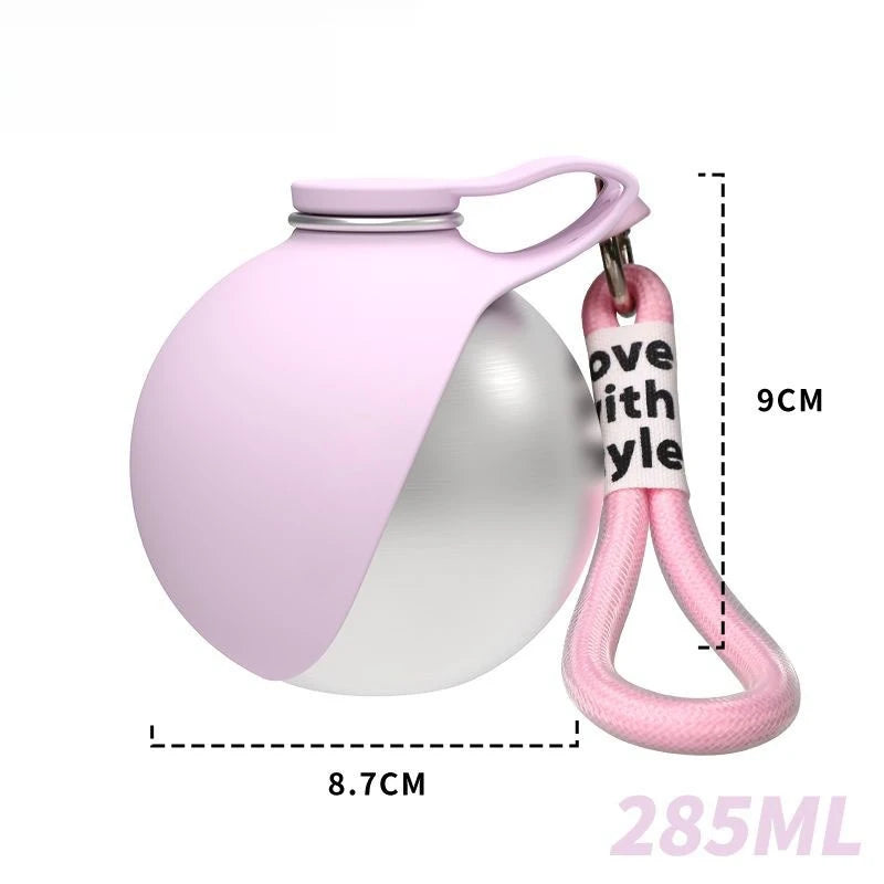 Portable Dog Water Bottle with Bowl | Leak-Proof Travel Bottle for Pets