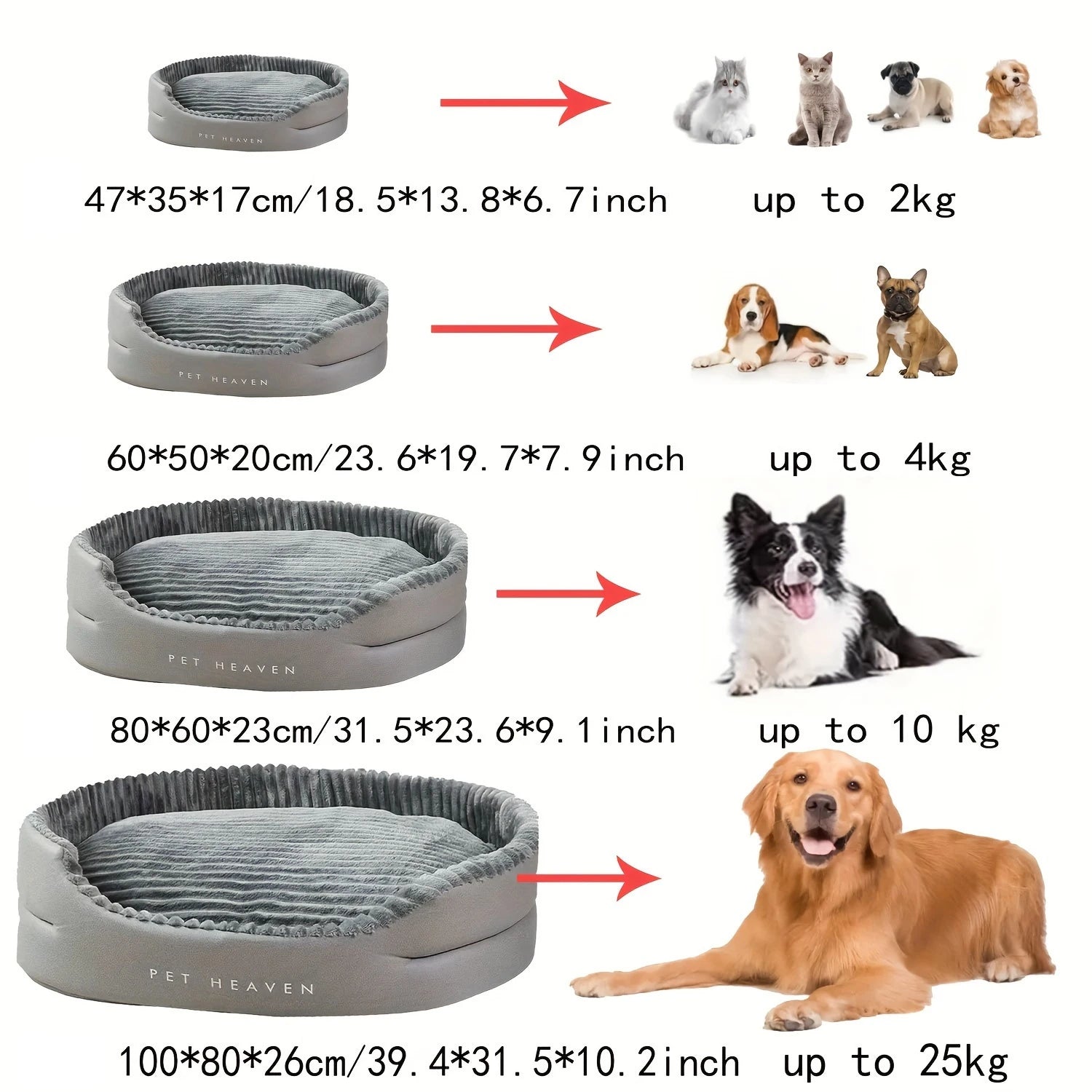 Calming Washable soft Dog Bed for Anxiety & Comfort - Pet Mode 