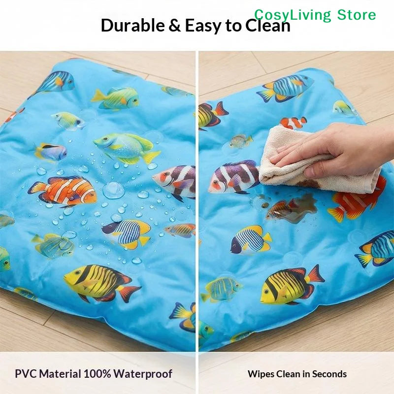 Self-Cooling Pet Mat | Leak-Proof Gel Cooling Pad for Dogs & Cats - Pet Mode 