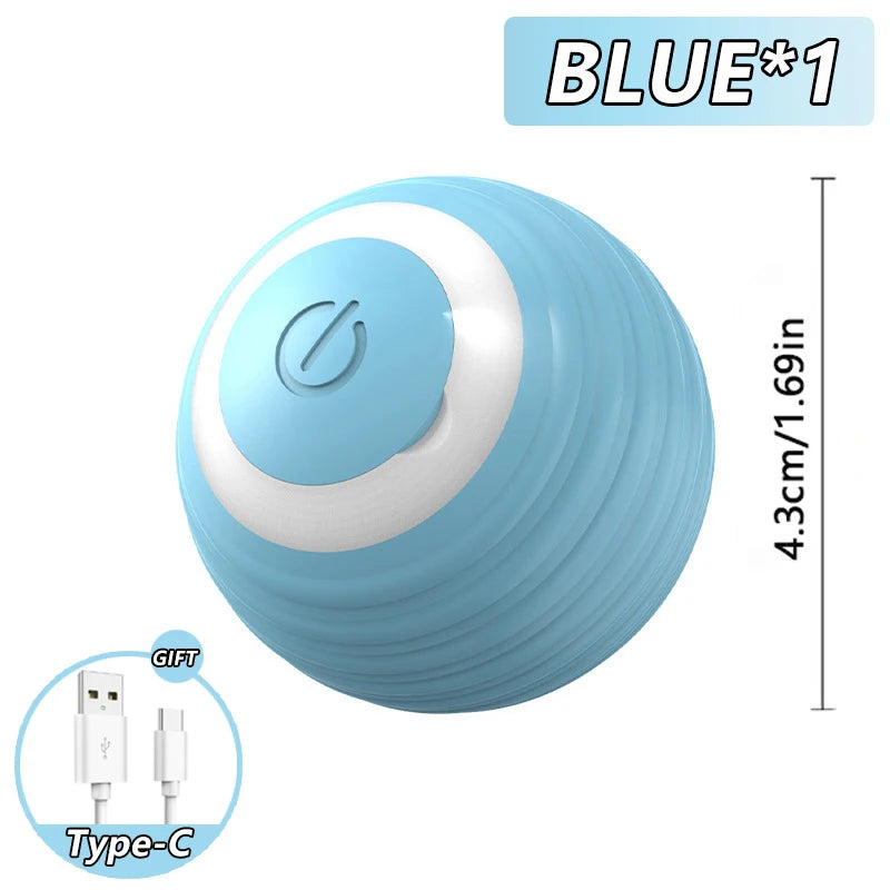 Speedy Tail 2.0 Interactive Cat Toy | Smart Automatic Rolling Ball with Moving Tail - Pet Mode 