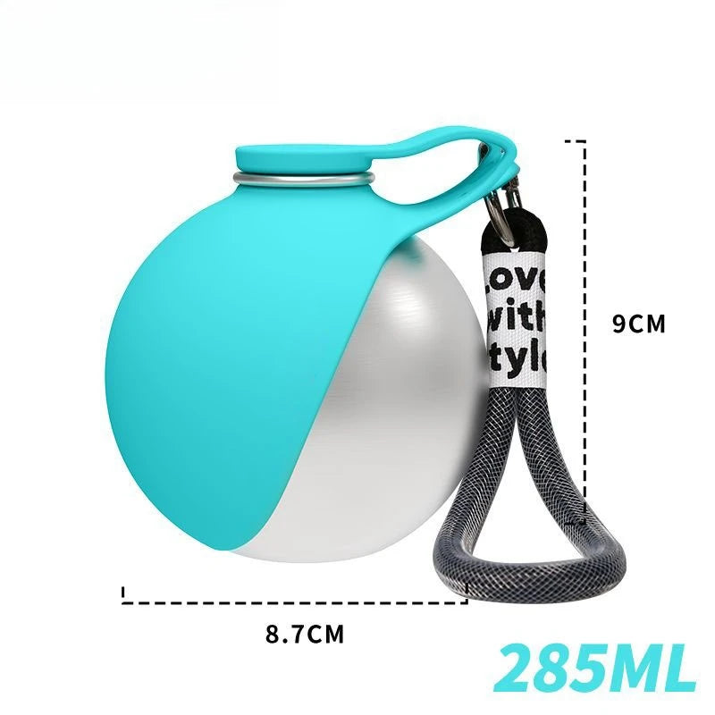 Portable Dog Water Bottle with Bowl | Leak-Proof Travel Bottle for Pets
