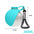 Portable Dog Water Bottle with Bowl | Leak-Proof Travel Bottle for Pets