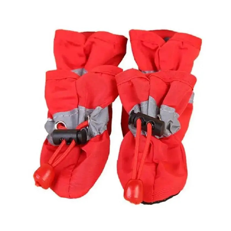4pcs Waterproof Pet Dog Shoes - Anti-slip - Pet Mode 