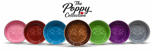 The Poppy Collection Dog Bowl - Violet - Pet Mode 