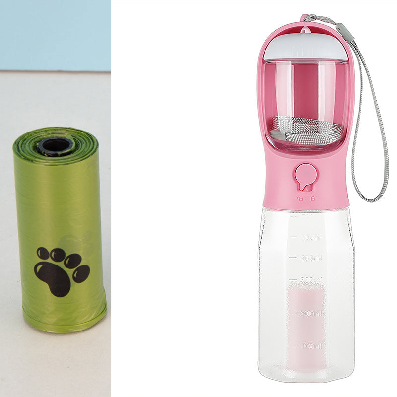 Portable 3-in-1 Pet Water Bottle & Feeder - Pet Mode 
