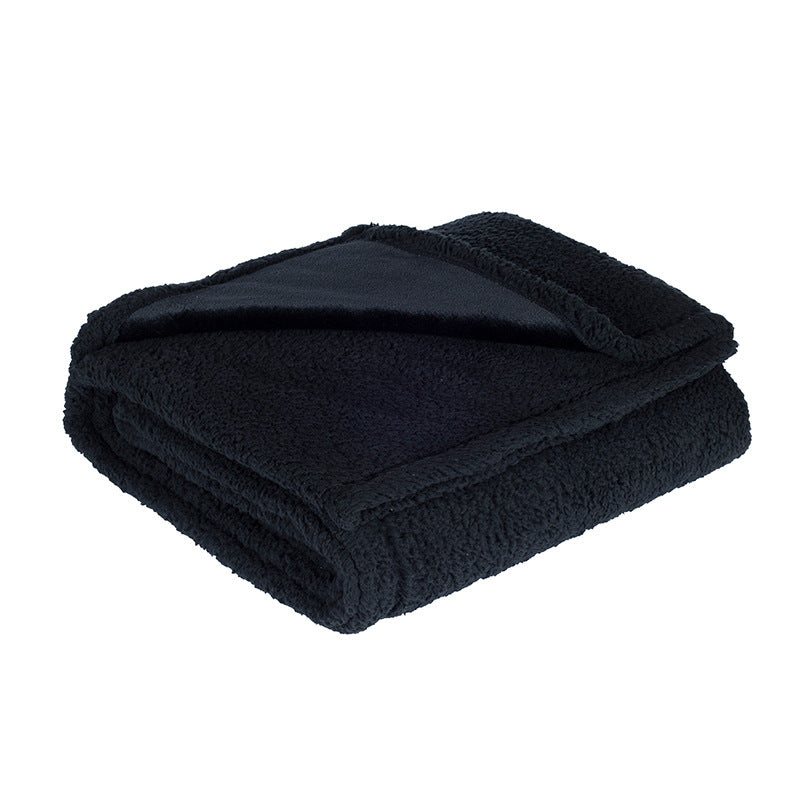 Flannel Cotton Wool Sherpa Pet Blanket