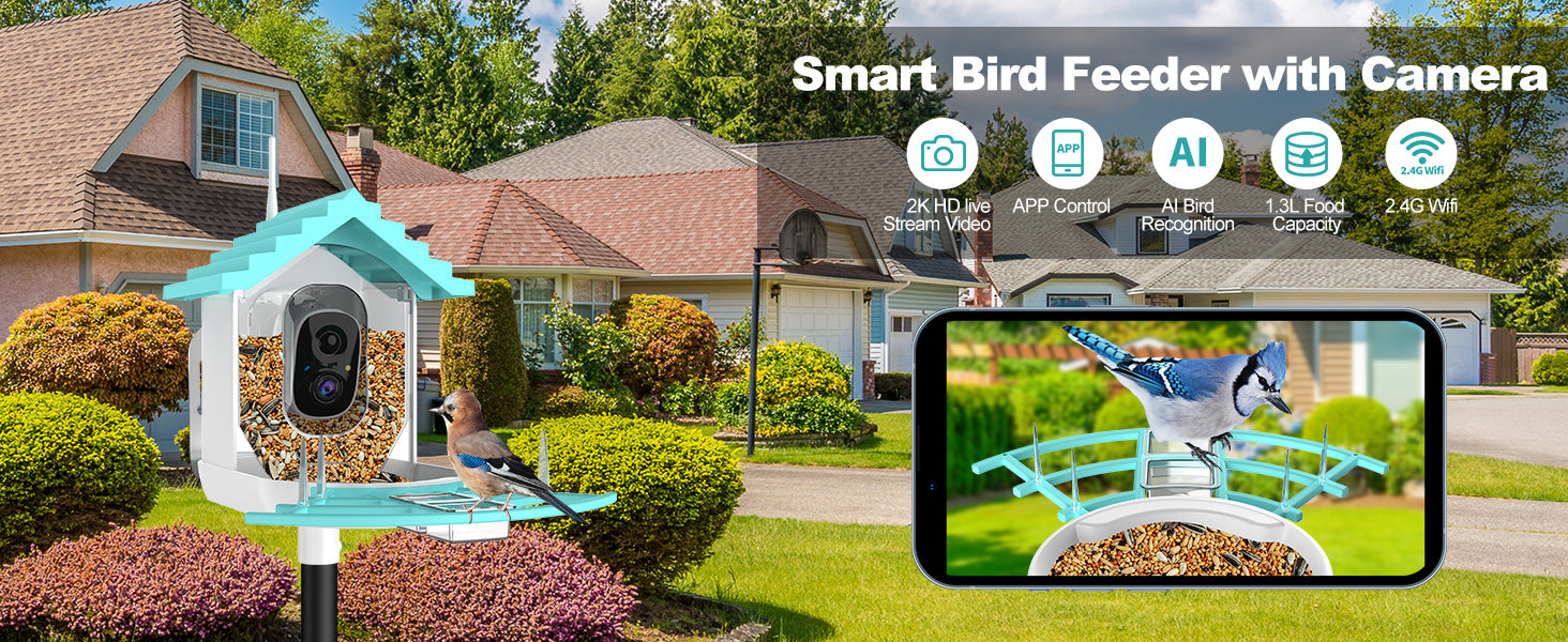 Bird Feeder with Camera - Pet Mode 