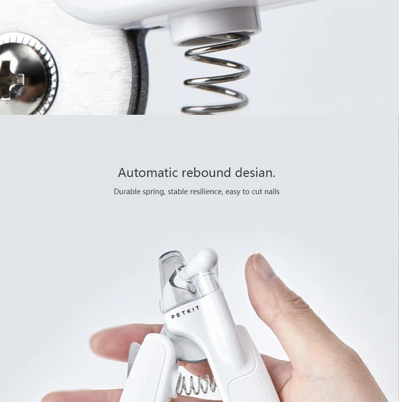 Professional Pet Nail Clippers with LED Light