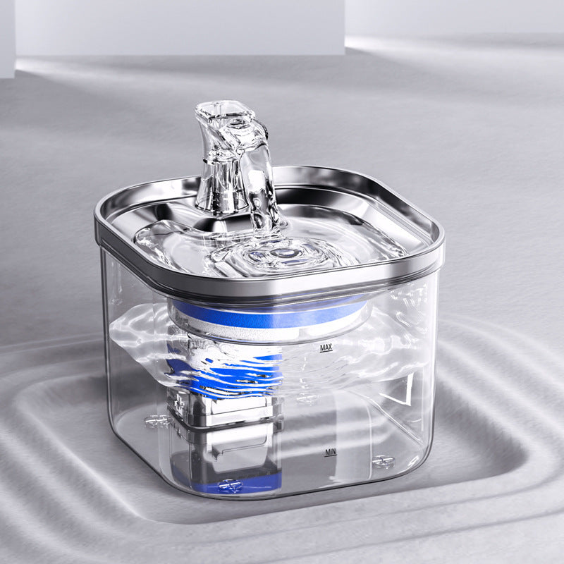 Pet Stainless Steel Automatic Circulation Water Dispenser – 2L