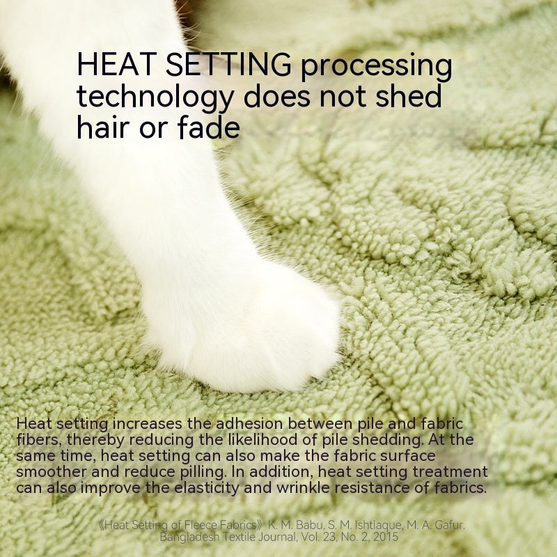 Pet Blanket – Ins Style Solid Color Mat for Cats & Dogs