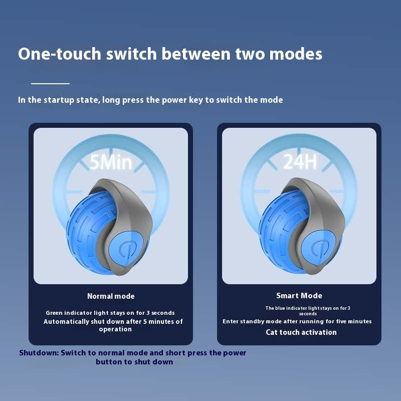 Interactive Automatic Rolling Cat Toy - Pet Mode 