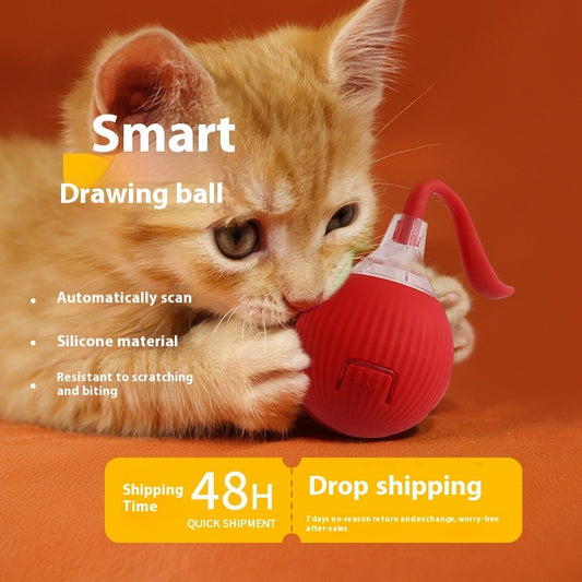 Interactive Cat Toy Rolling Ball - Pet Mode 