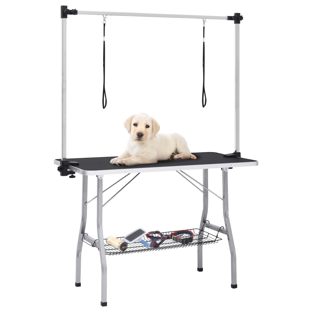 Adjustable Grooming Table for Dogs with 2 Loops - Pet Mode 
