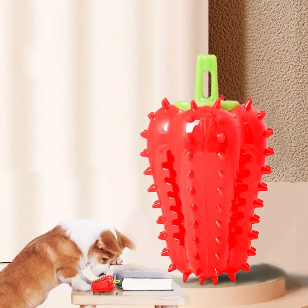 Interactive Dog Teething Chili Chewers Toy Interactive Toys Dog Toys - Pet Mode 