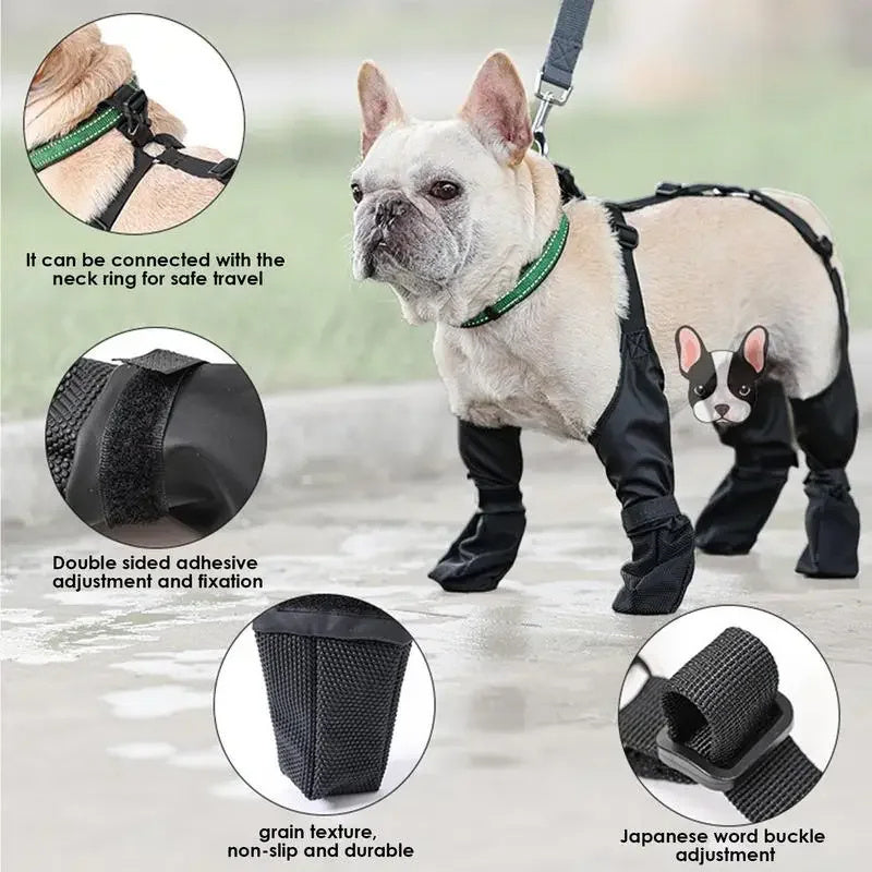 Waterproof Adjustable Dog Shoes - Pet Mode 