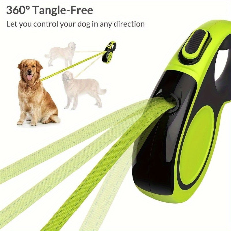 Heavy-Duty Retractable Dog Leash for Large Dogs - Pet Mode 
