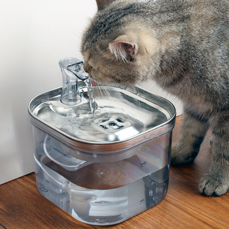 Pet Stainless Steel Automatic Circulation Water Dispenser – 2L