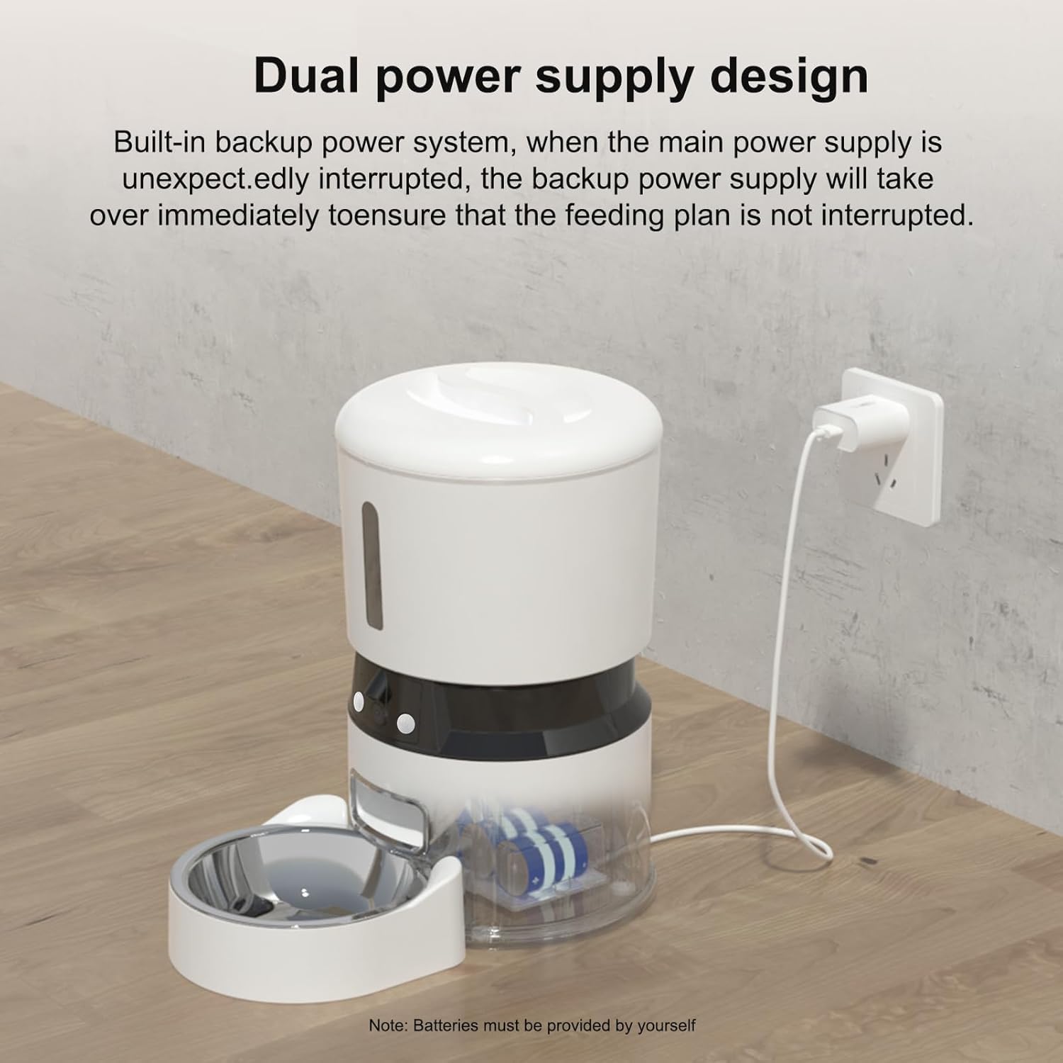 1080P HD Camera Automatic Cat & Dog Feeder - Pet Mode 